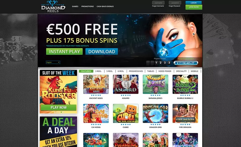 Diamond Reels Casino Review